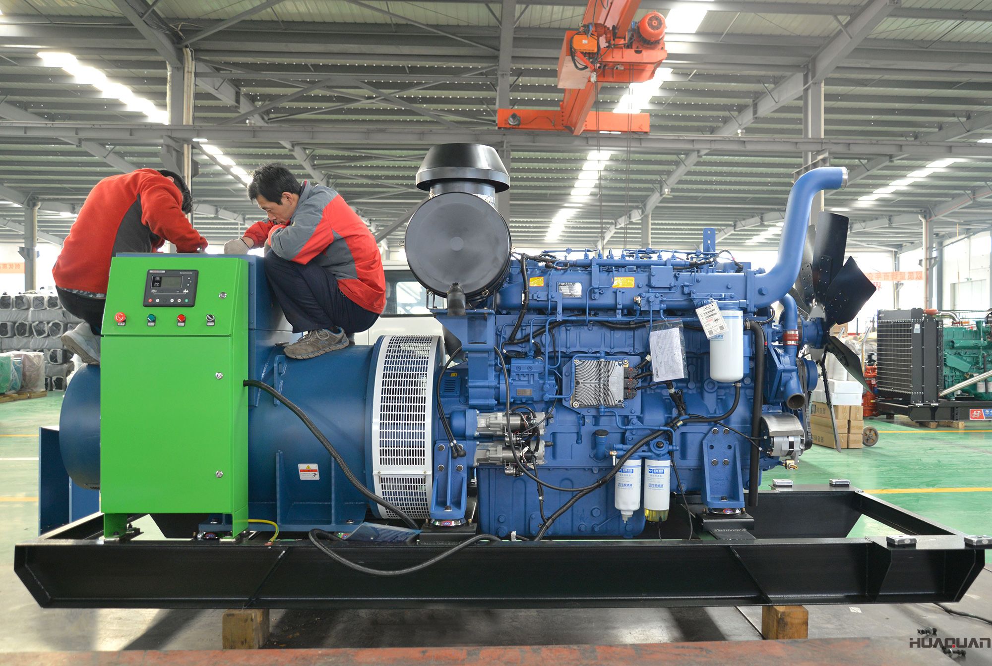 華全動力600kw立柜自啟動發(fā)電機組于2018年4月10日發(fā)往東營