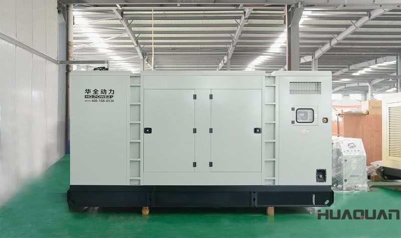 2018年5月28日一臺400kw防雨棚柴油發(fā)電機(jī)組從華全順利發(fā)往平度元橋村