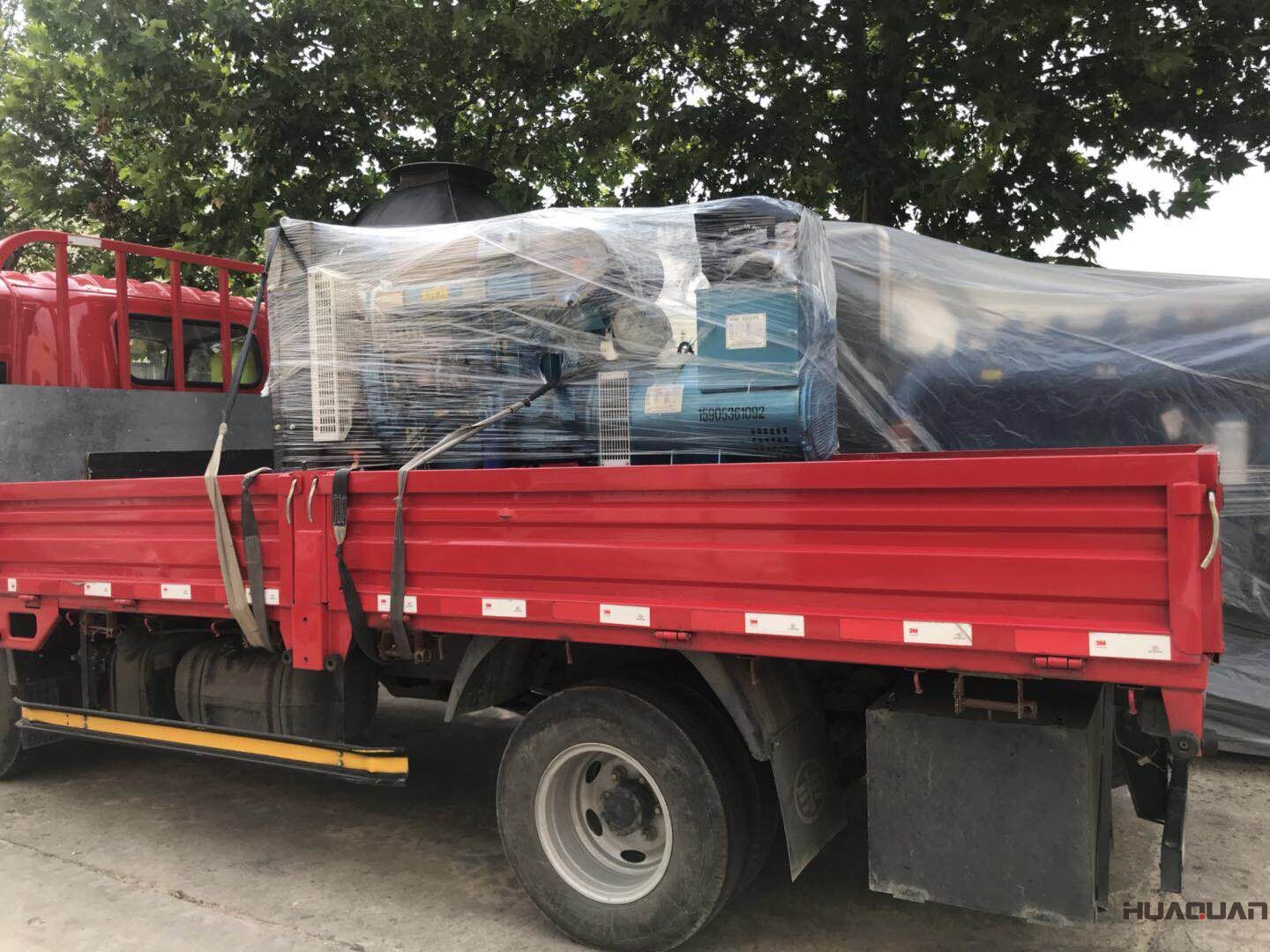 一臺空壓機于2018年7月5號由華全成功發(fā)往山西