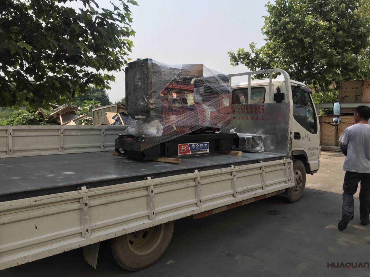 一臺30kw標配柴油發(fā)電機組于8月21日成功發(fā)往山東省