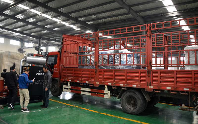 3月6日當(dāng)天，華全動(dòng)力一臺(tái)200kw立柜四保護(hù)發(fā)電機(jī)組成功發(fā)往山東省