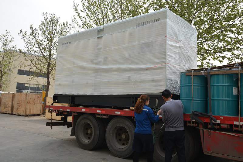華全動力一臺150kw靜音箱發電機組已于3月14日發往黑龍江