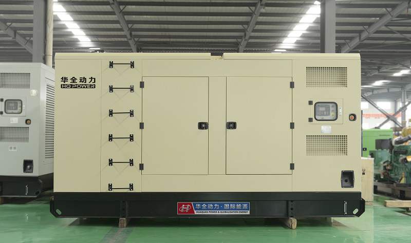 4月24日，一臺400kw靜音箱發電機組從華全動力發往山東