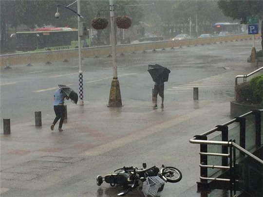 在臺風(fēng)中發(fā)電的只有華全發(fā)電機組了