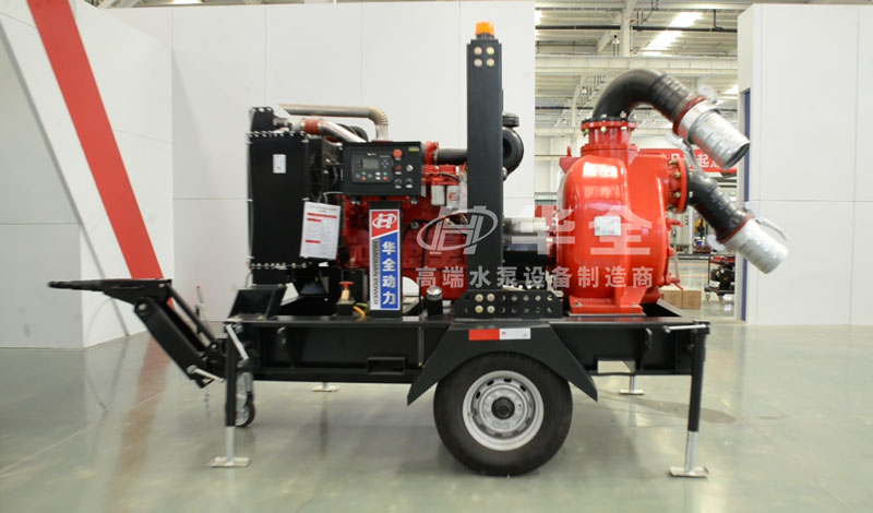 全力以赴打硬仗，防汛抗旱保秋收！華全防汛抗旱移動泵站緊急發(fā)貨