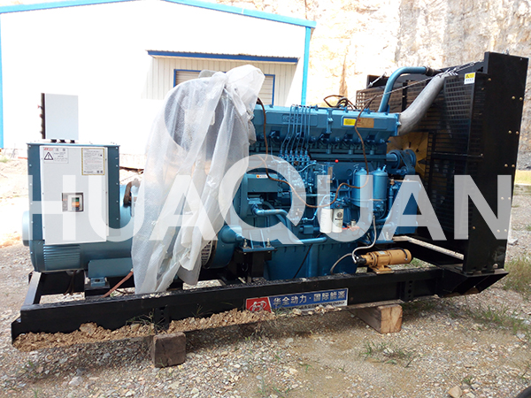 陜西寶雞市道路施工500kW發(fā)電機組電站項目